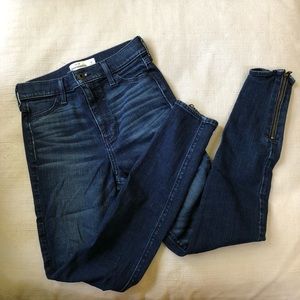 💙abercrombie ankle zip skinny jeans